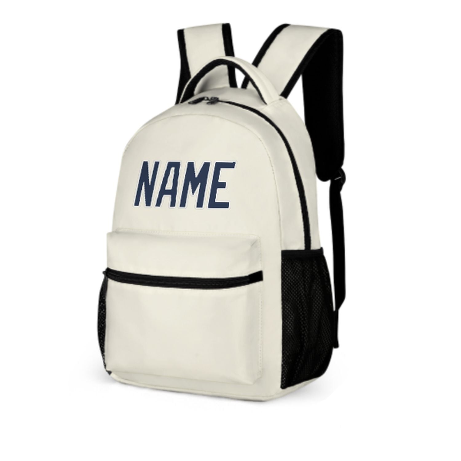 Maßgeschneidertes Beige Marineblau Kinderrucksack