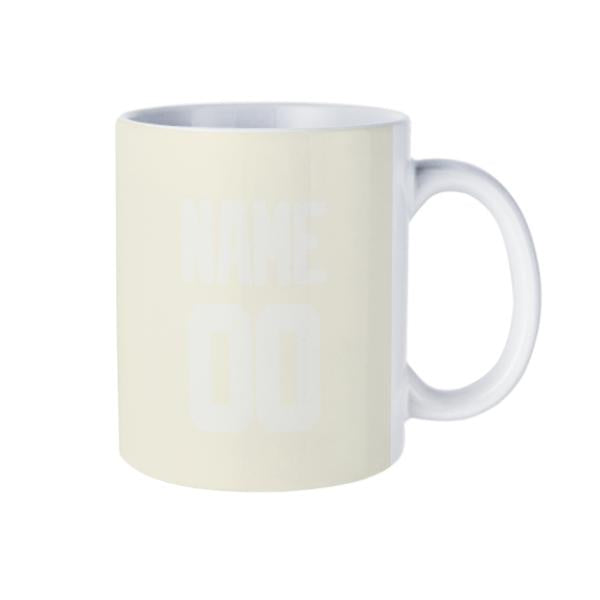 Maßgeschneidertes Beige Weiß Becher