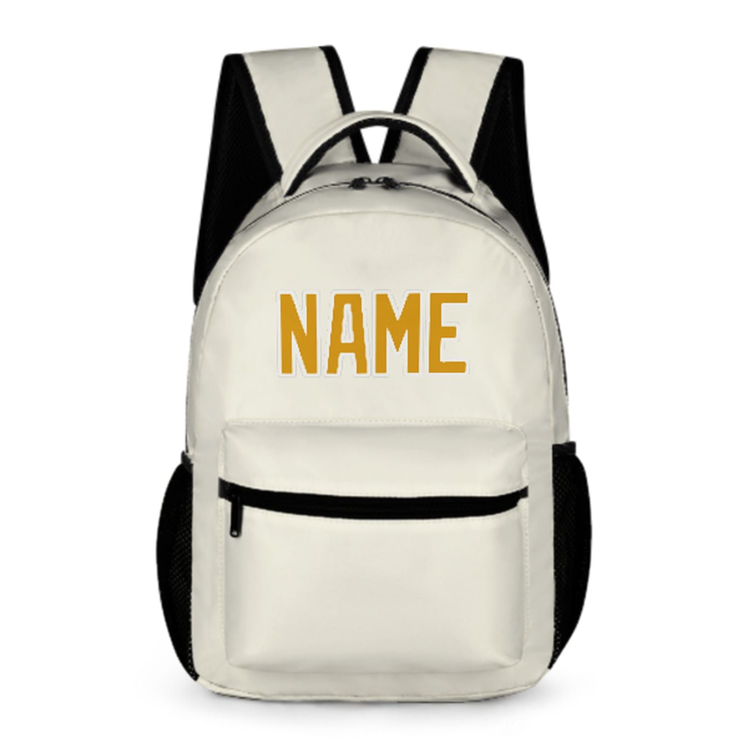Maßgeschneidertes Beige Gelb Kinderrucksack