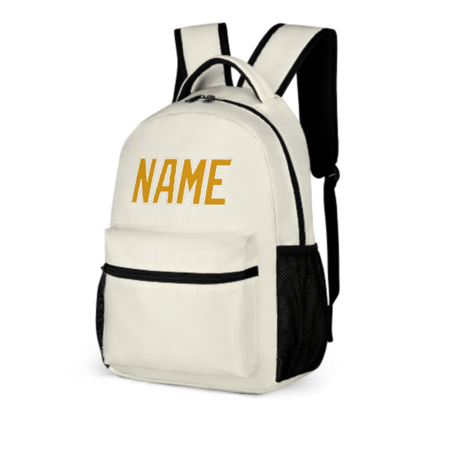 Maßgeschneidertes Beige Gelb Kinderrucksack