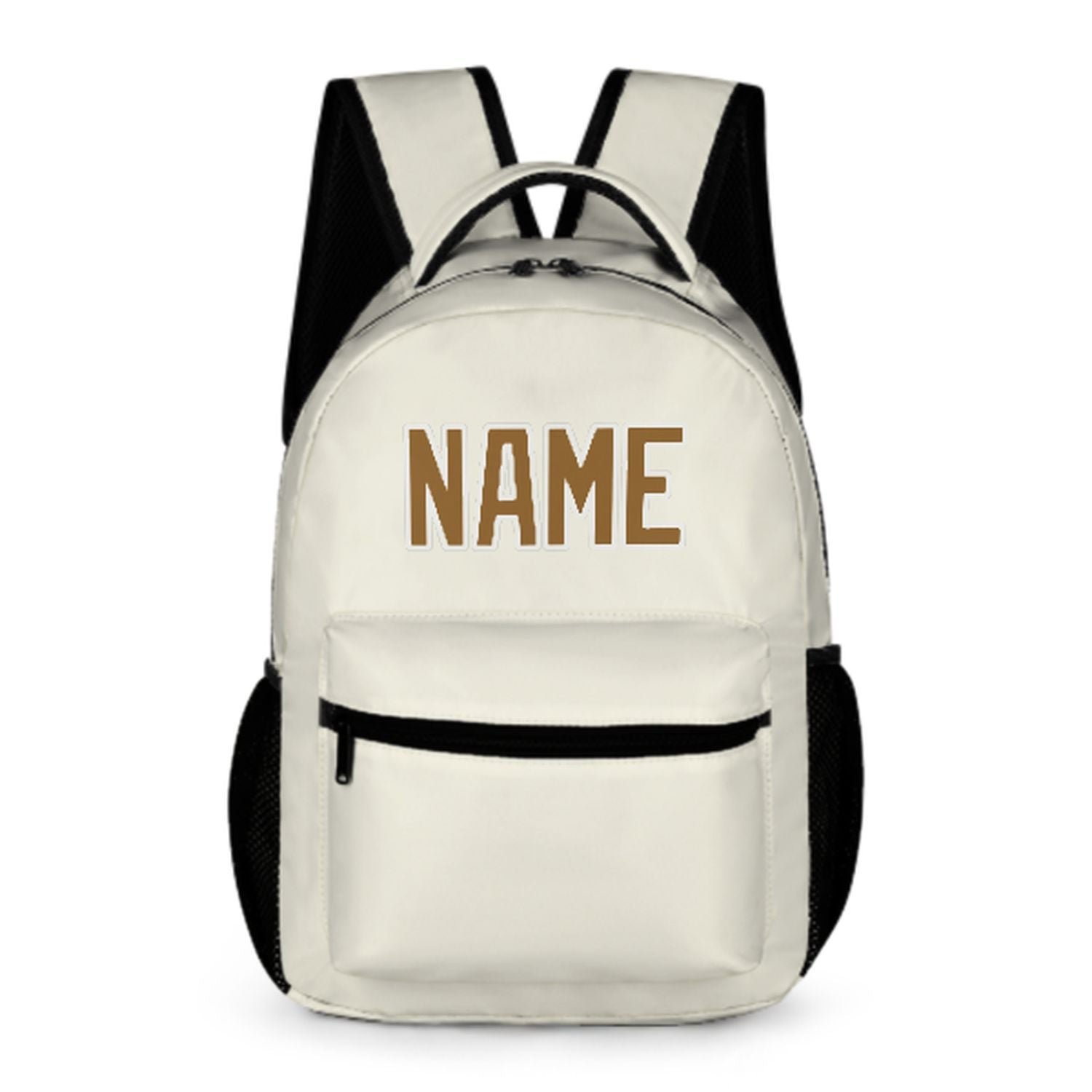 Maßgeschneidertes Beige Khaki Kinderrucksack