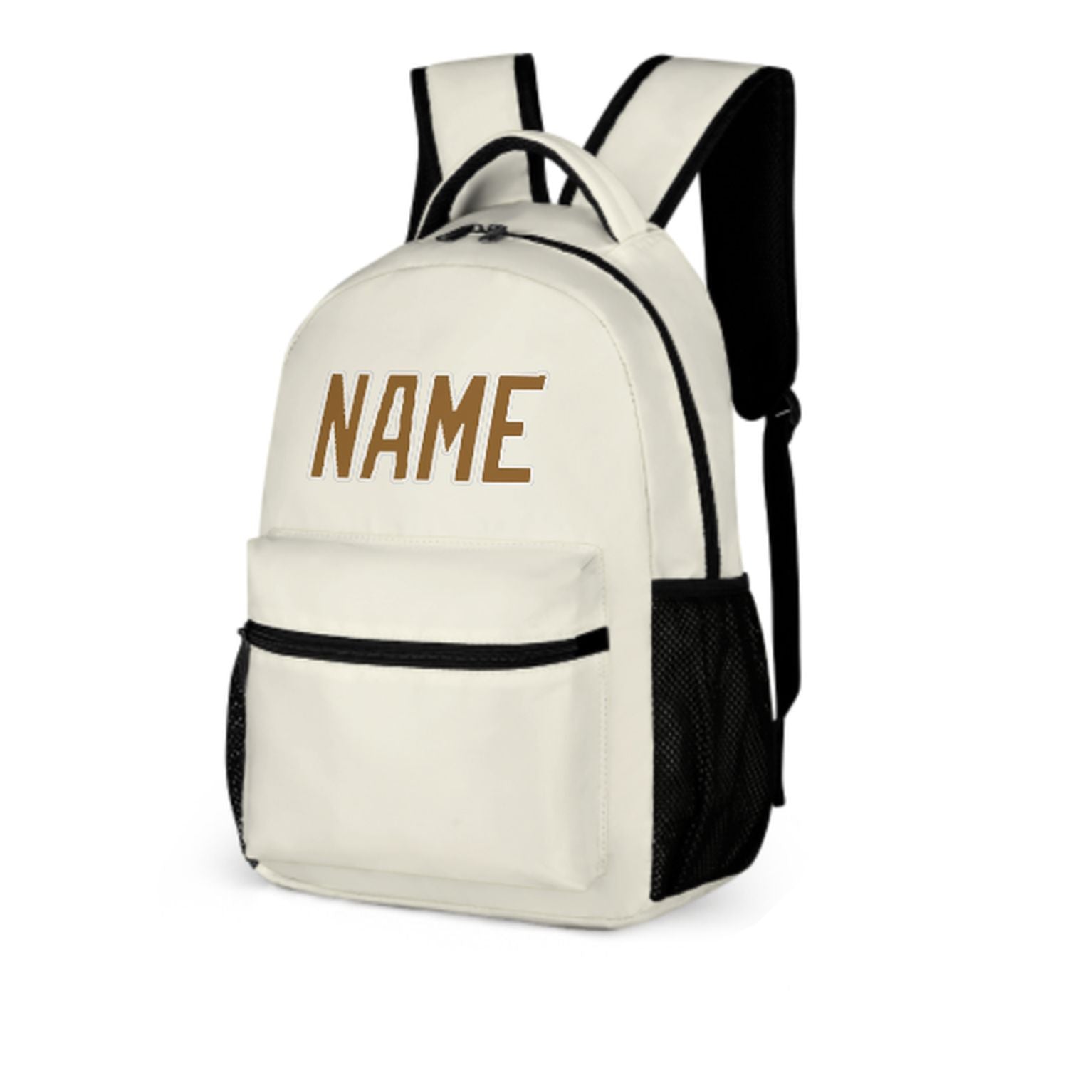 Maßgeschneidertes Beige Khaki Kinderrucksack