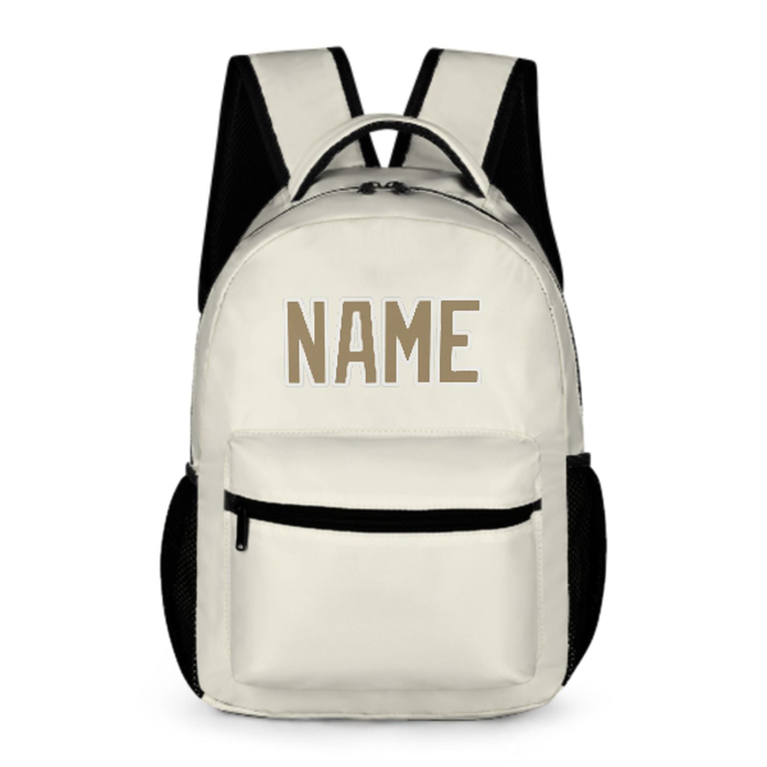 Maßgeschneidertes Beige Hellkhaki Kinderrucksack