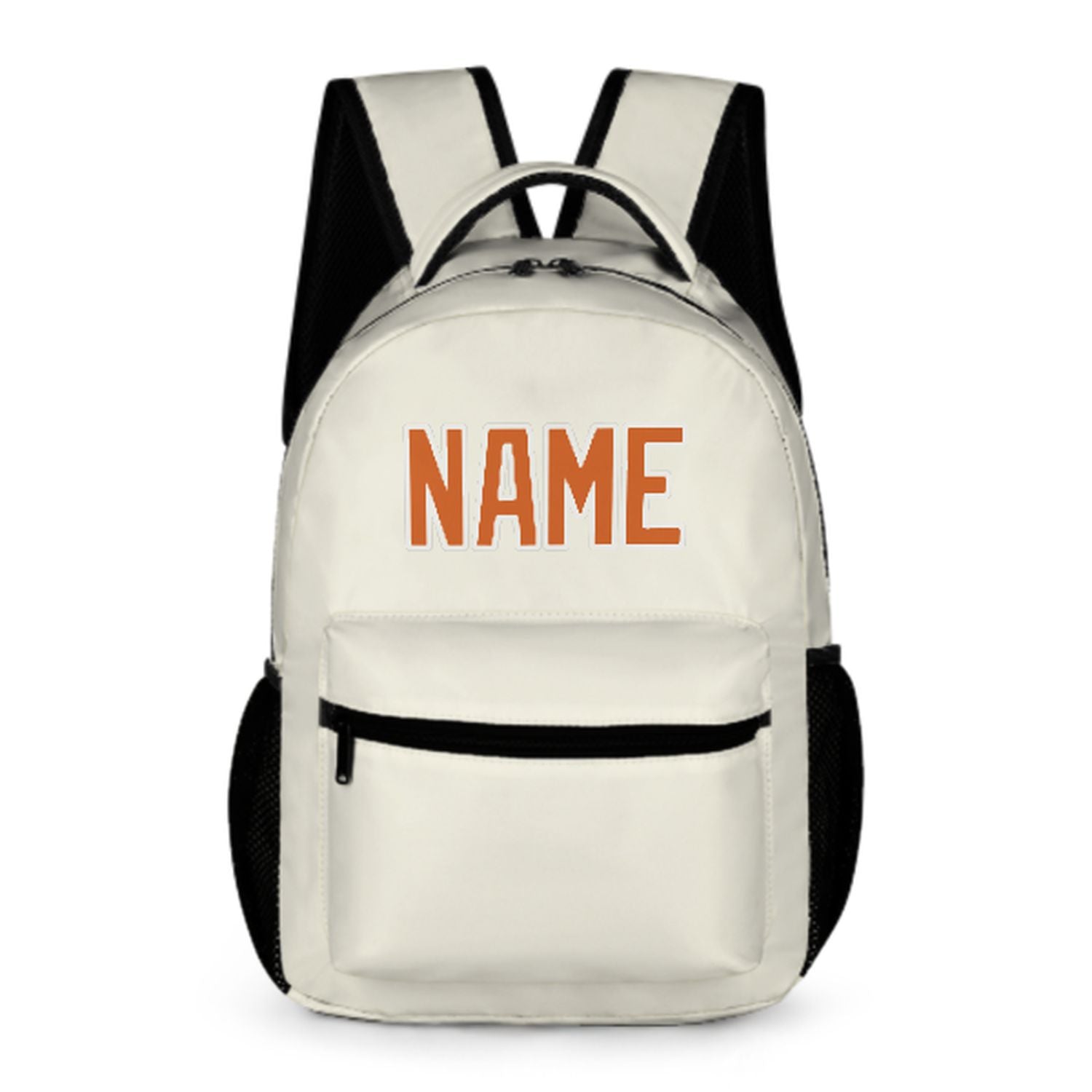 Maßgeschneidertes Beige Orange Kinderrucksack