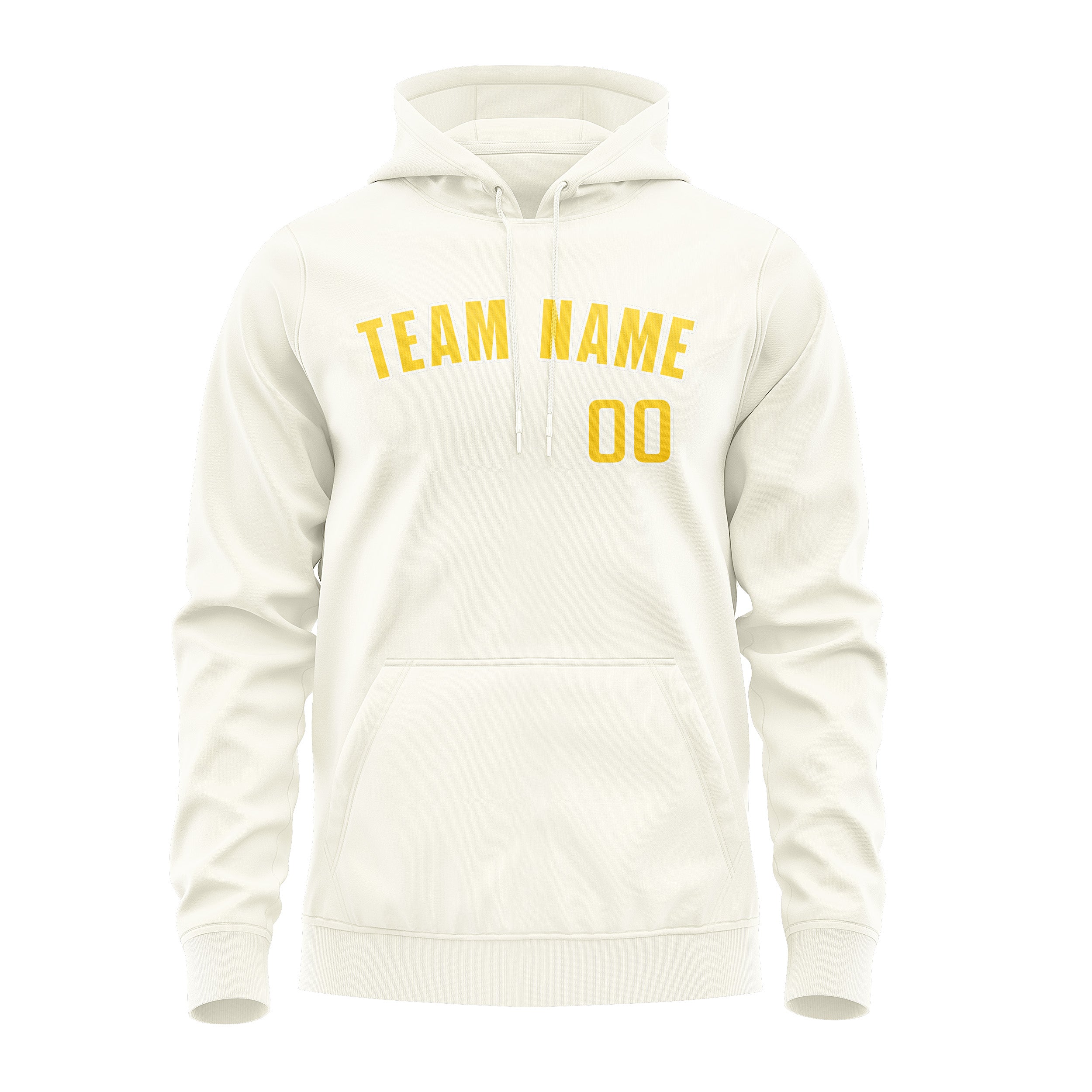 Maßgeschneidertes Beige Gold Hoodie