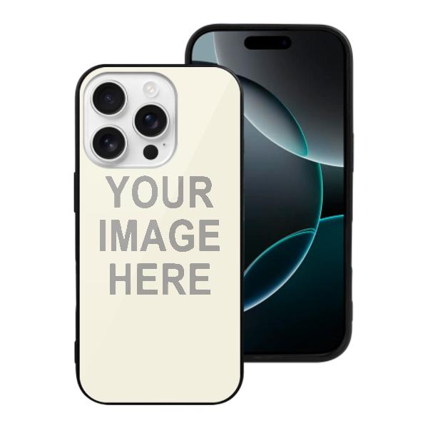 Custodia per telefono beige grigia personalizzata