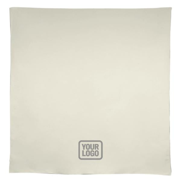 Tovaglia quadrata beige grigio scuro su misura