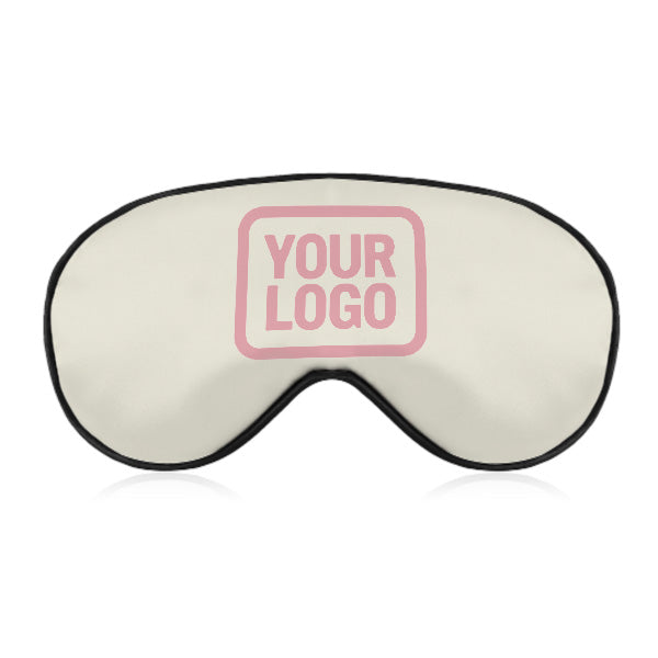 Maßgeschneidertes Beige Rosa Schlafmaske