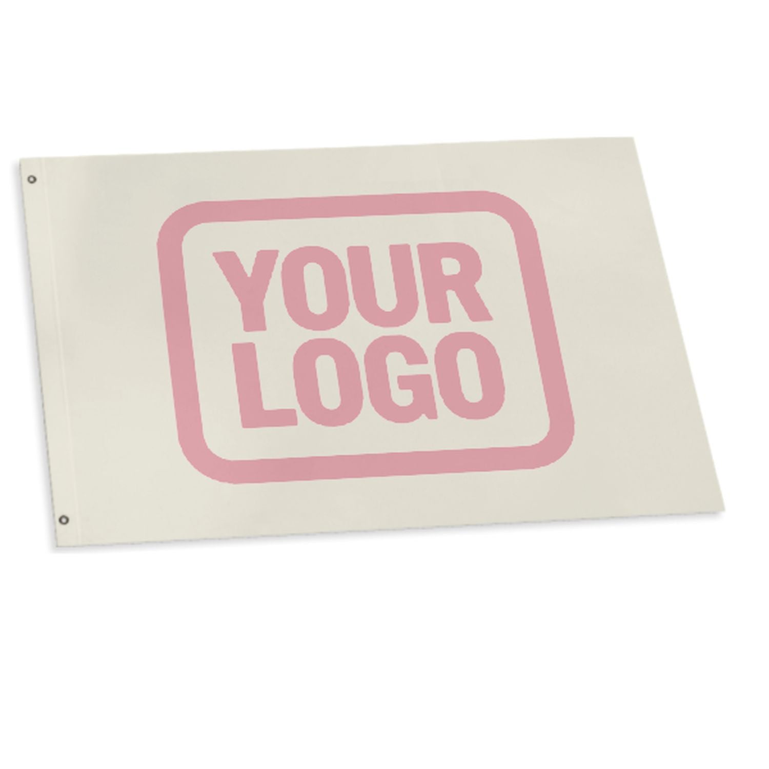 Maßgeschneidertes Beige Rosa Flagge