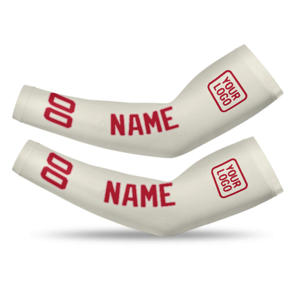 Maßgeschneidertes Beige Rot Armschutz