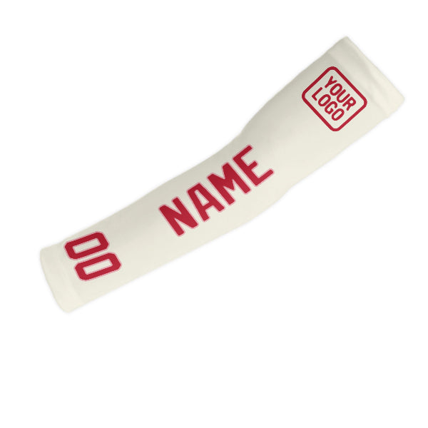 Maßgeschneidertes Beige Rot Armschutz