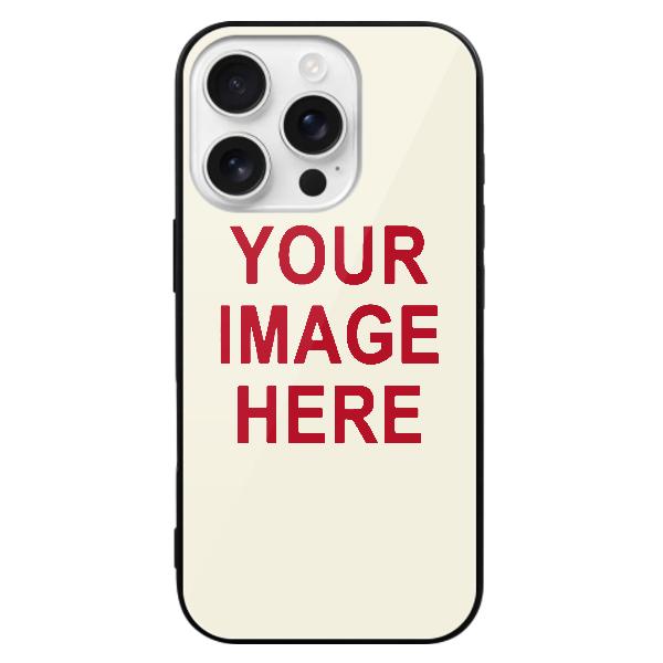 Custodia per telefono personalizzata beige rossa