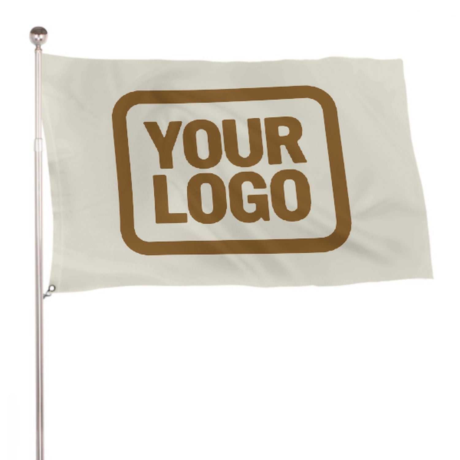 Maßgeschneidertes Beige Khaki Flagge