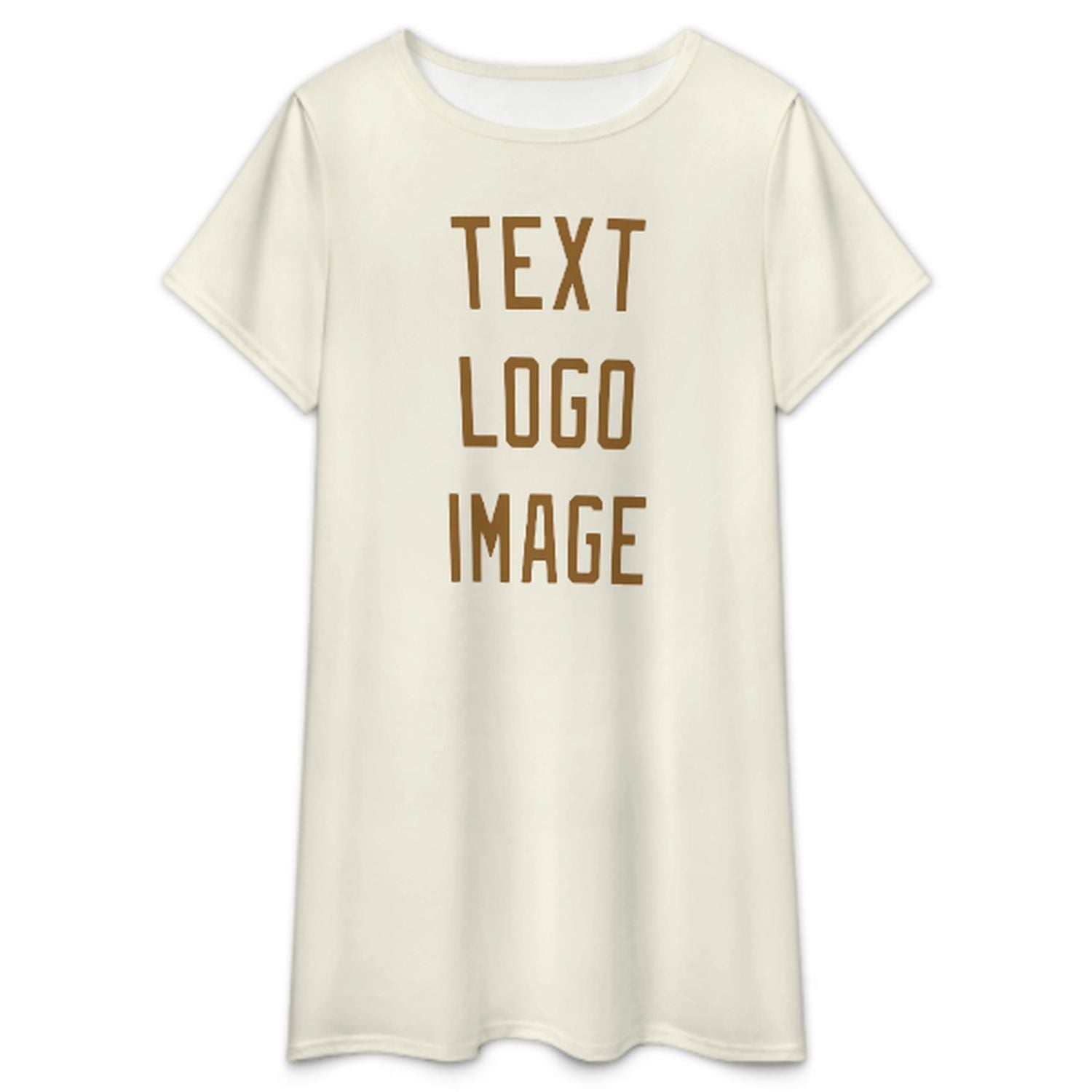 Maßgeschneidertes Beige Khaki Nachthemd