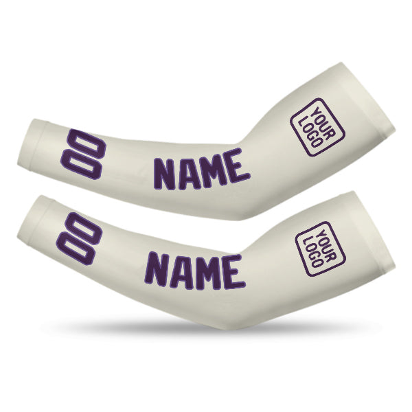 Maßgeschneidertes Beige Lila Armschutz