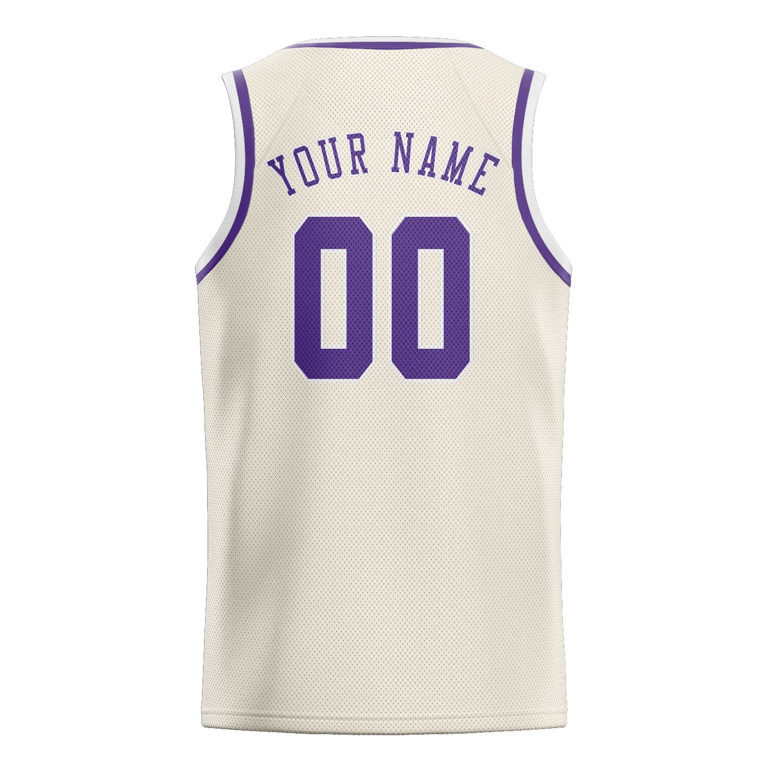 Benutzerdefiniertes Professionelles Beige Lavendel Basketballtrikot