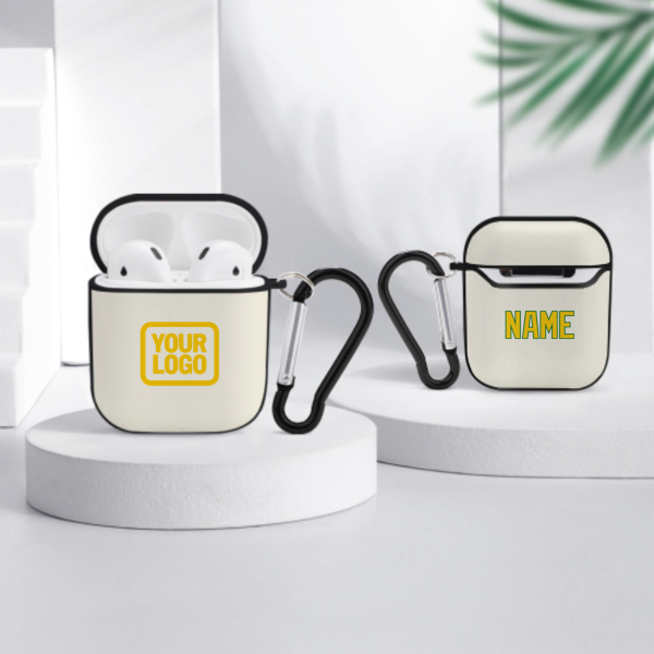 Maßgeschneidertes Beige Gold AirPods-Hülle