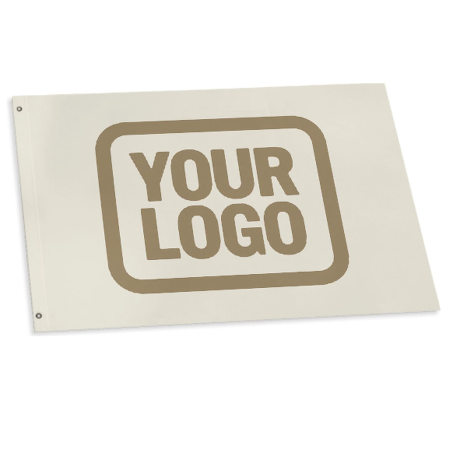 Maßgeschneidertes Beige Hellkhaki Flagge