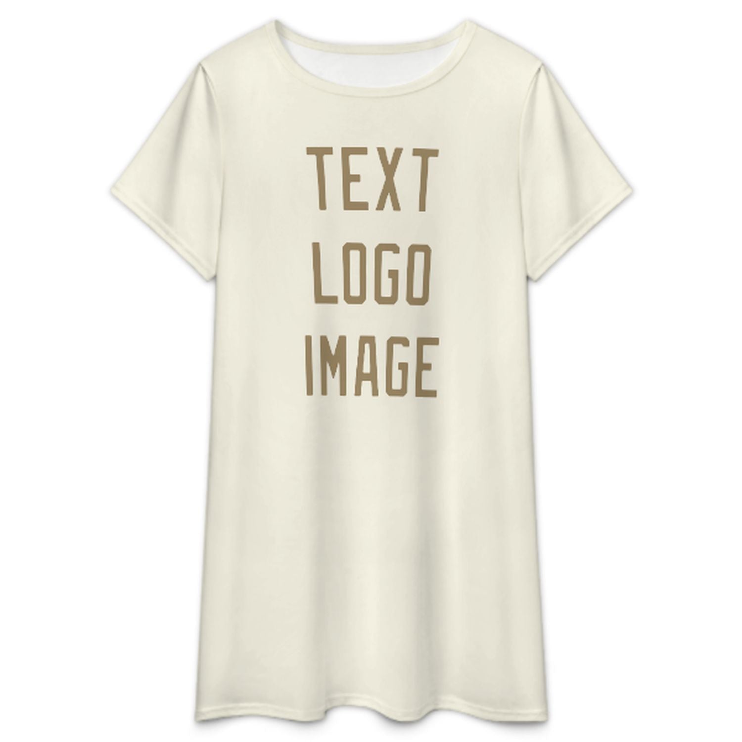 Maßgeschneidertes Beige Hellkhaki Nachthemd