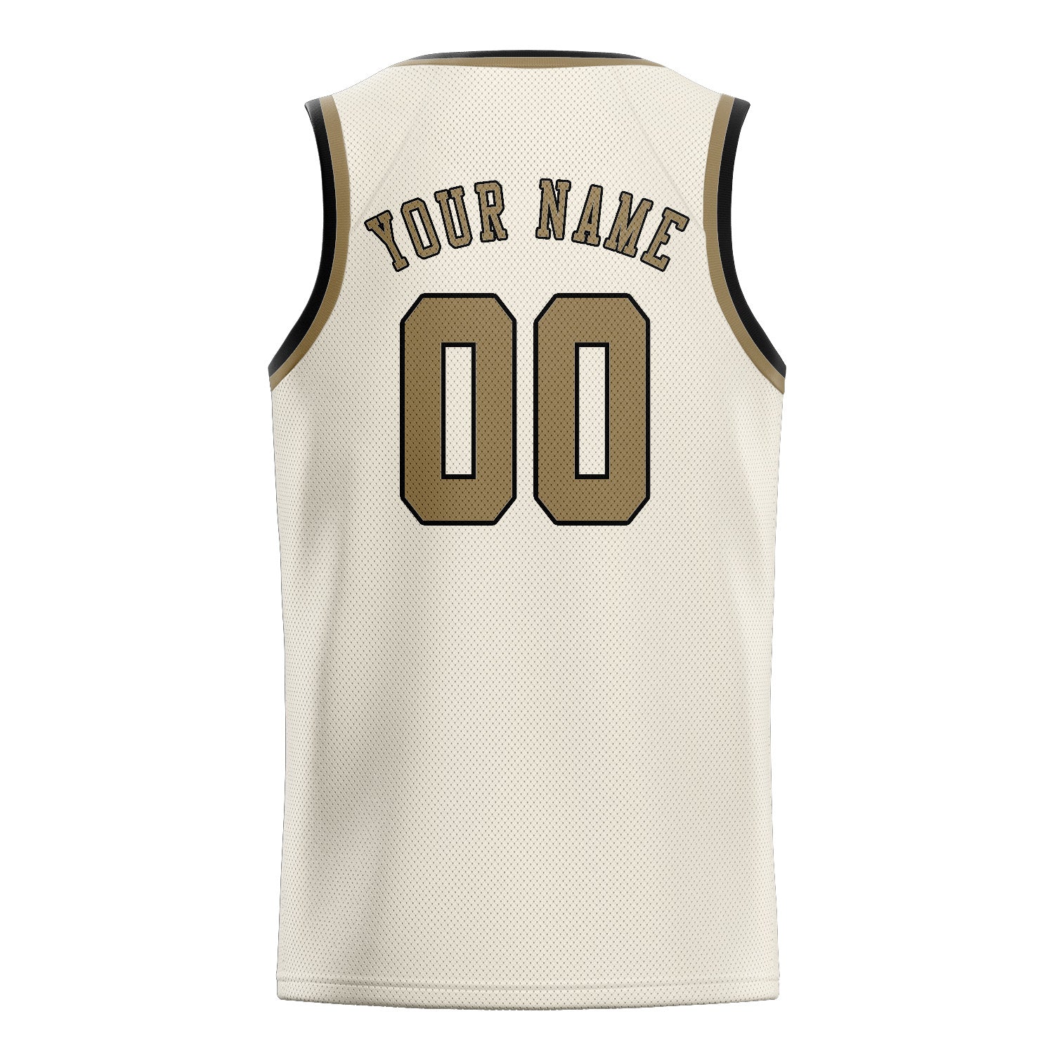 Benutzerdefiniertes Professionelles Beige Hellkhaki Basketballtrikot