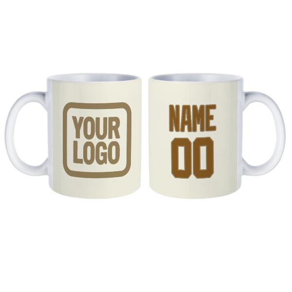Maßgeschneidertes Beige Khaki Becher