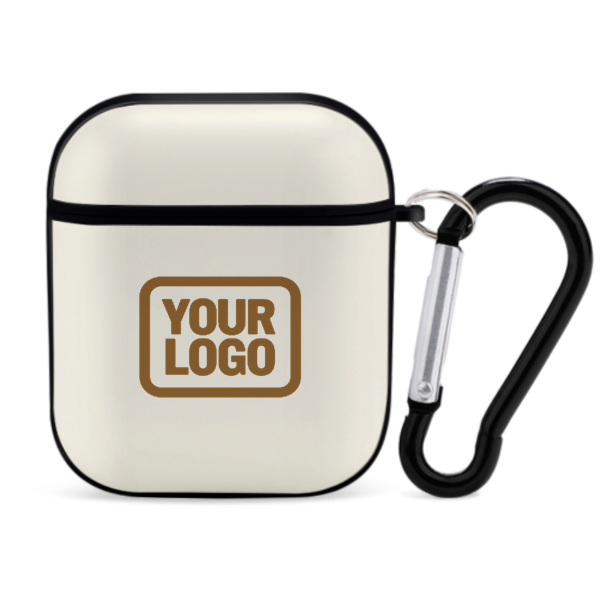 Maßgeschneidertes Beige Khaki AirPods-Hülle