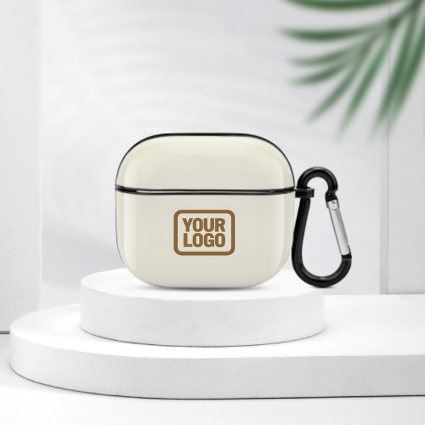 Maßgeschneidertes Beige Khaki AirPods-Hülle (3. Generation)