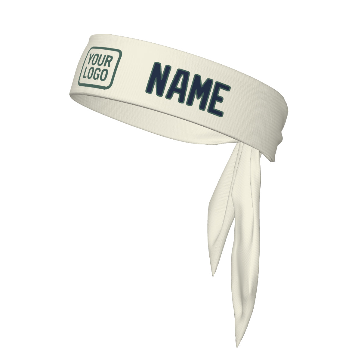 Maßgeschneidertes Beige Marineblau Stirnband