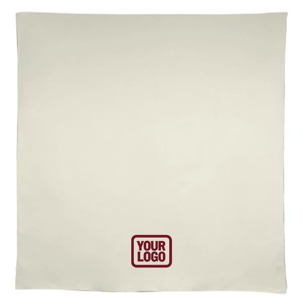 Tovaglia quadrata beige rame rosa su misura