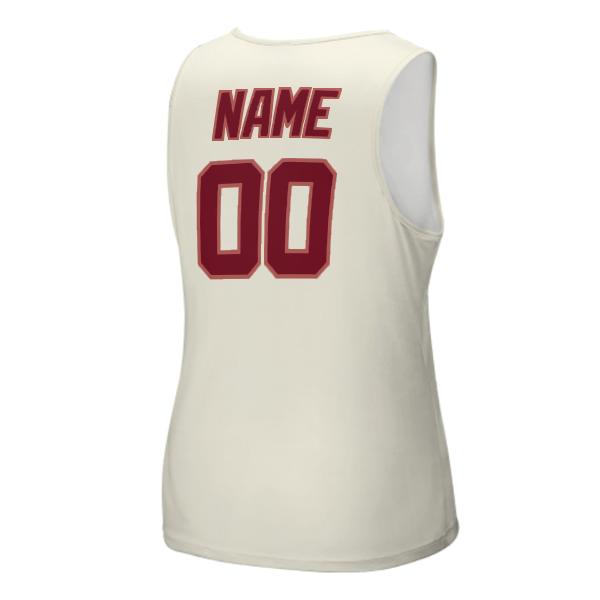 Maßgeschneidertes Beige Karmesinrot Herren Tanktop