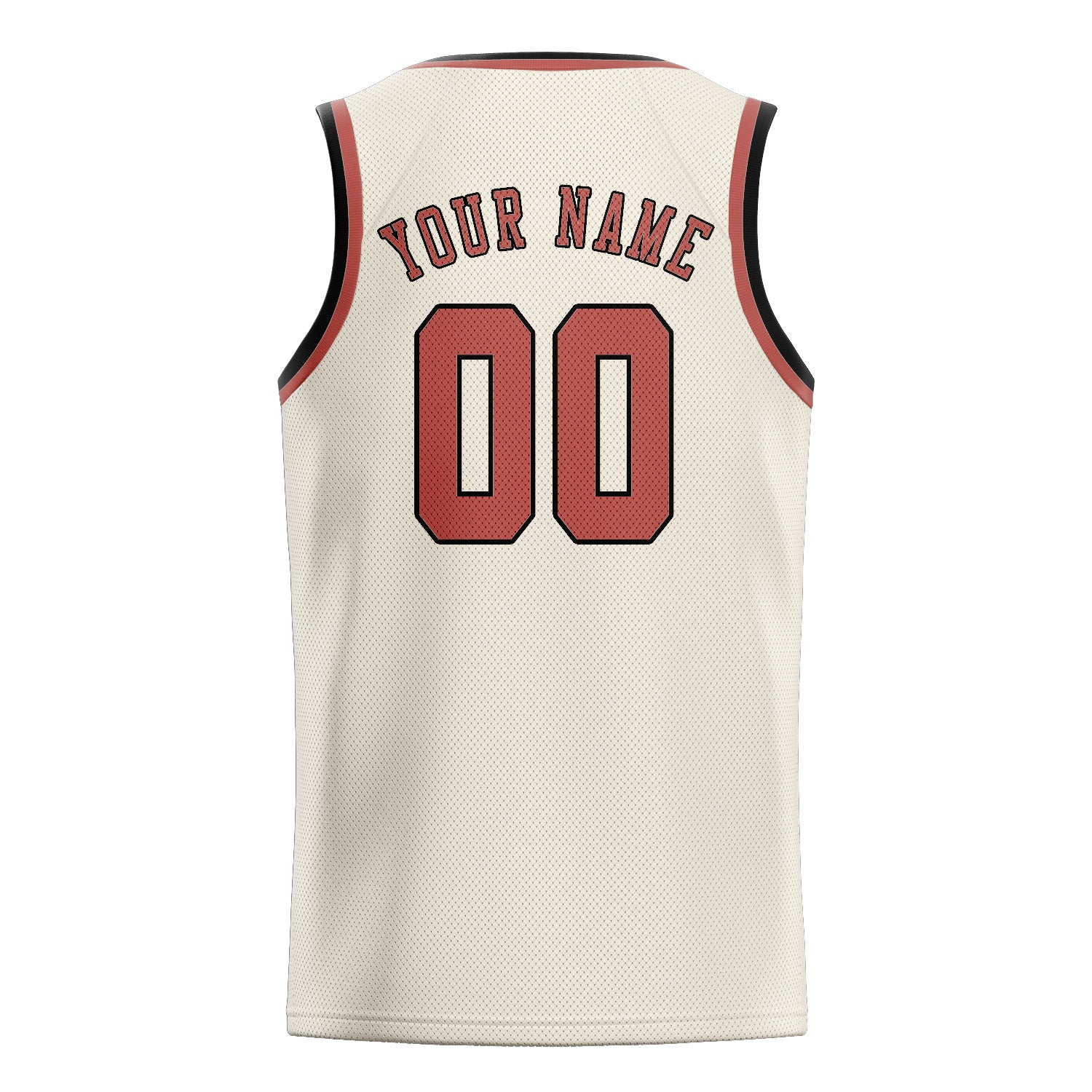 Benutzerdefiniertes Professionelles Beige Kupferrose Basketballtrikot