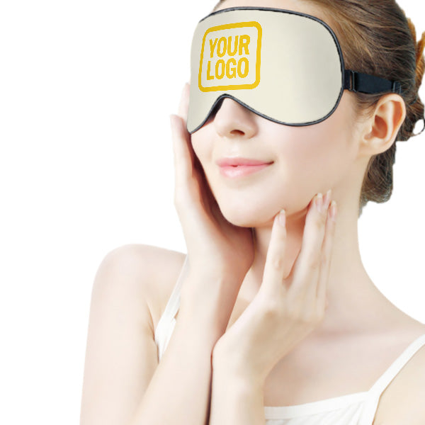 Maßgeschneidertes Beige Gold Schlafmaske