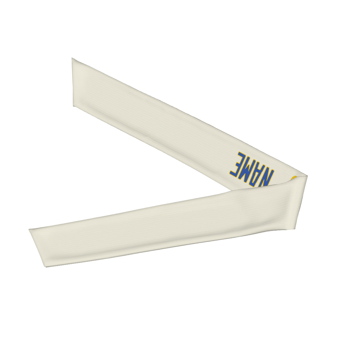 Maßgeschneidertes Beige Himmelblau Stirnband