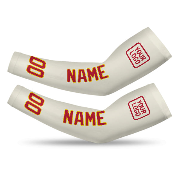 Maßgeschneidertes Beige Rot Armschutz