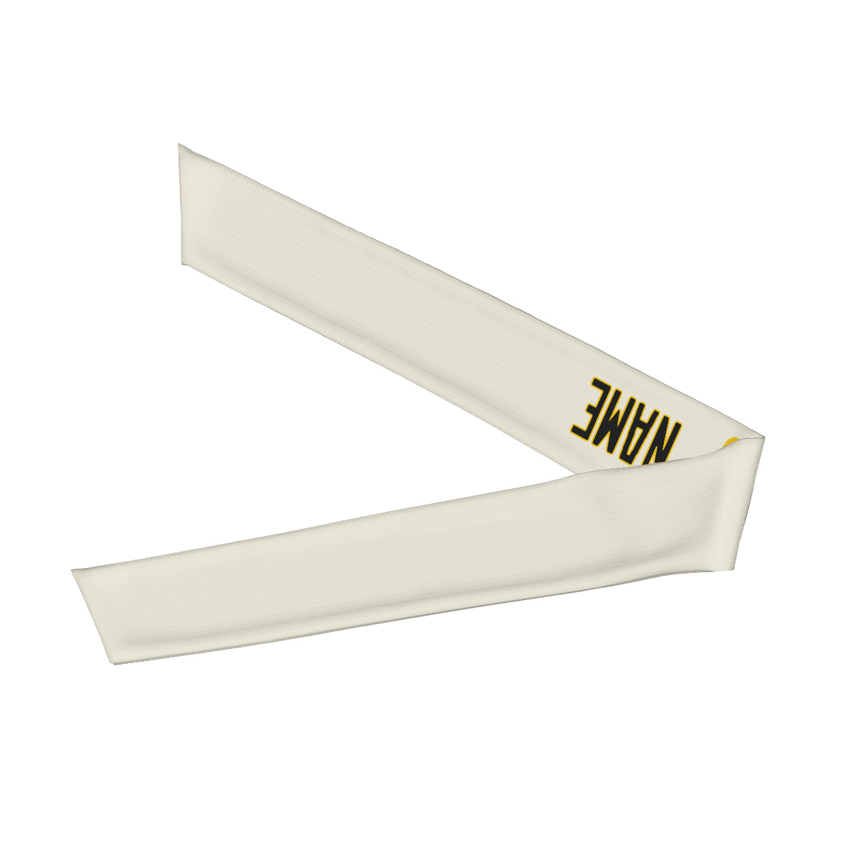 Maßgeschneidertes Beige Schwarz Stirnband