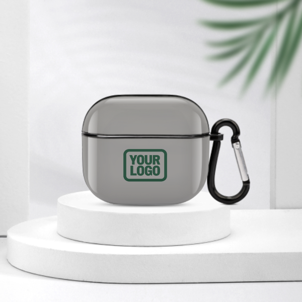 Maßgeschneidertes Grau Moosgrün AirPods-Hülle (3. Generation)