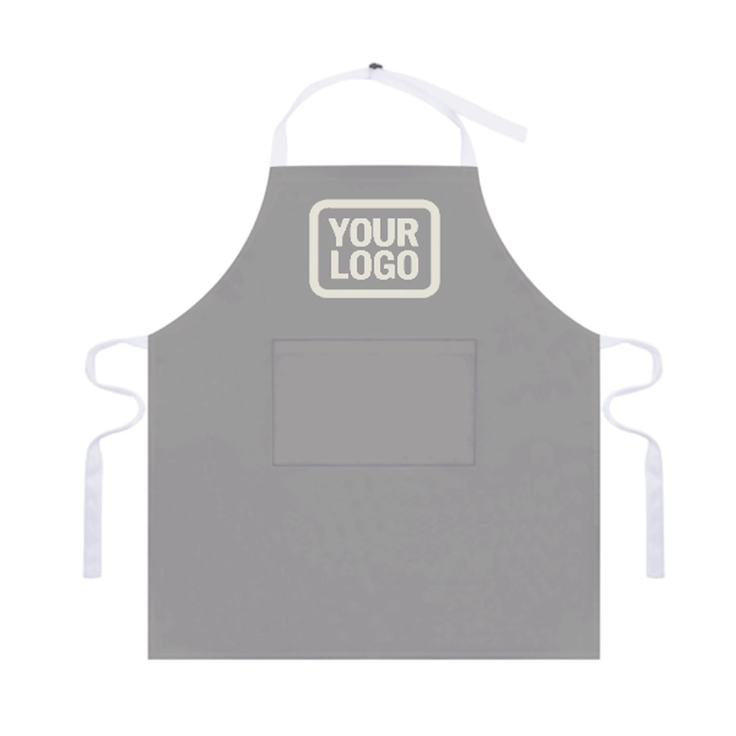 Grembiule grigio beige su misura