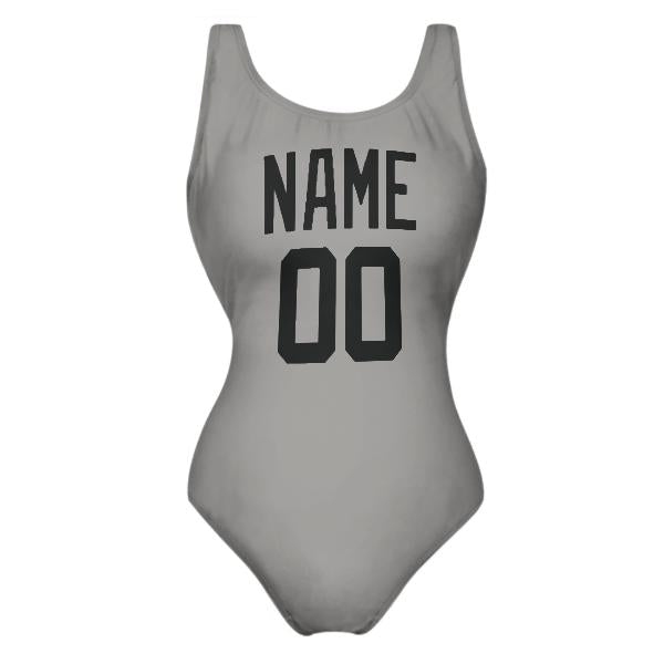 Maillot de bain gris noir sur mesure