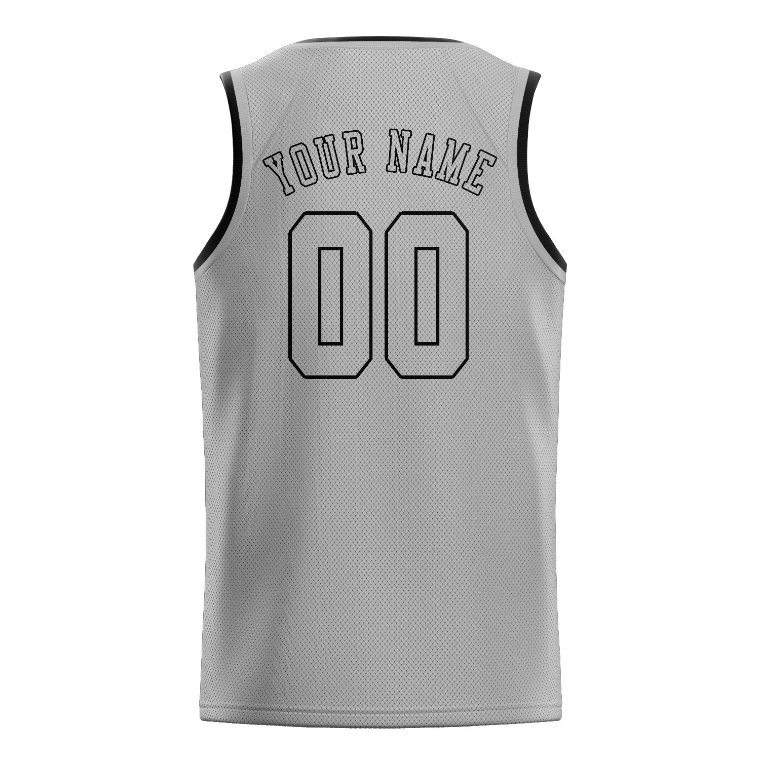 Benutzerdefiniertes Professionelles Grau Grau Basketballtrikot