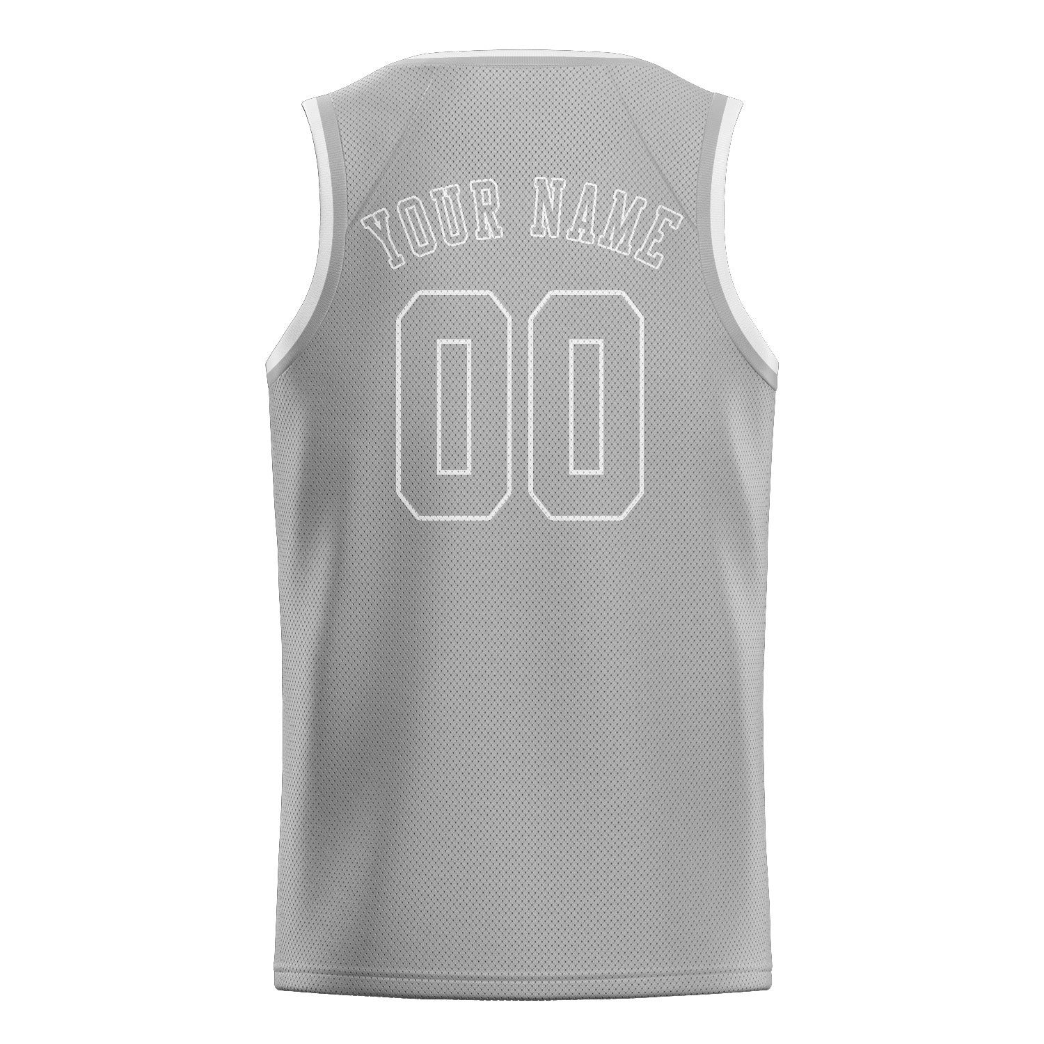 Benutzerdefiniertes Professionelles Grau Grau Basketballtrikot