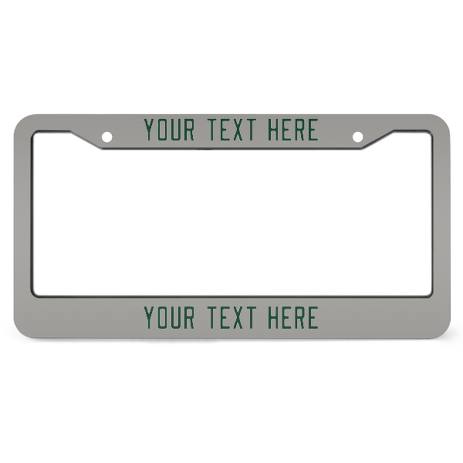 Cornice per targa personalizzata grigio muschio verde