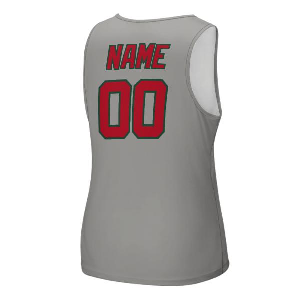 Maßgeschneidertes Grau Rot Herren Tanktop