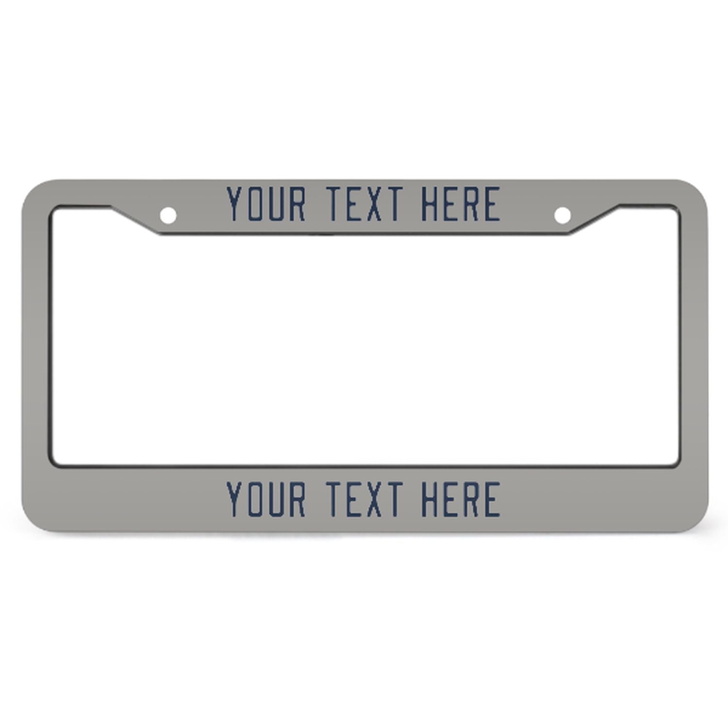 Cornice per targa personalizzata grigia blu navy