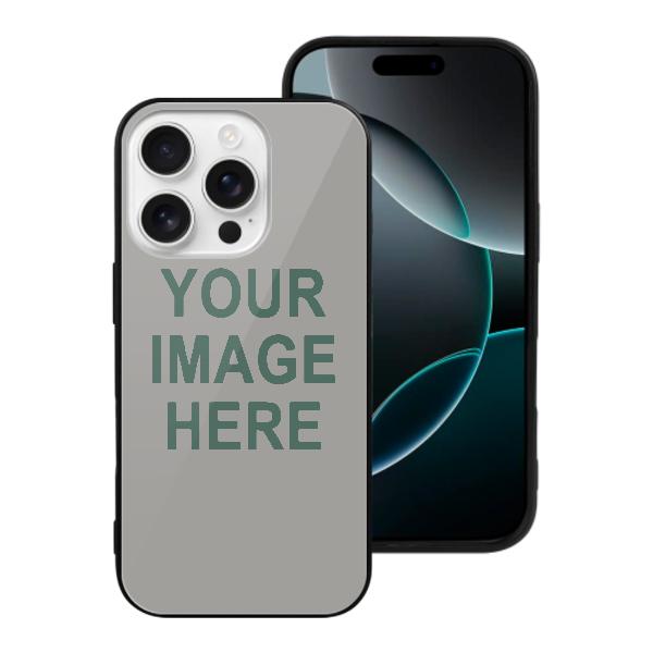 Custodia per telefono personalizzata grigio-verde acqua
