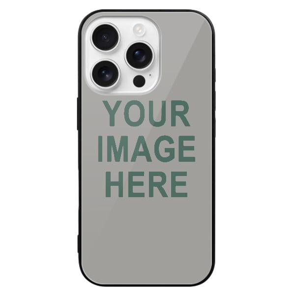Custodia per telefono personalizzata grigio-verde acqua