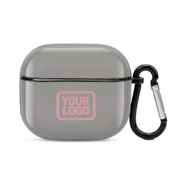 Maßgeschneidertes Grau Rosa AirPods-Hülle (3. Generation)