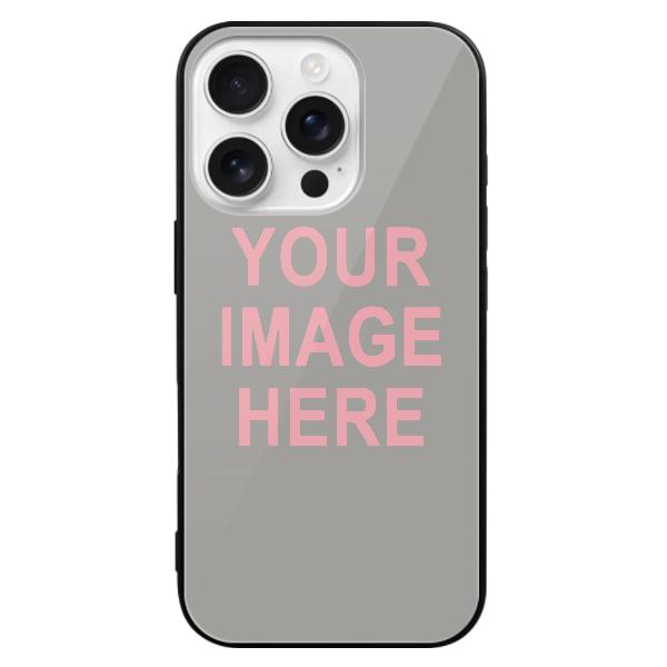 Custodia per telefono personalizzata grigio rosa
