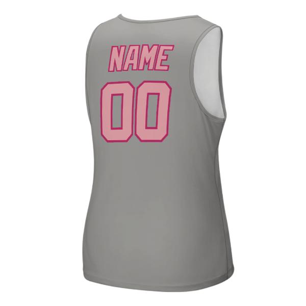 Maßgeschneidertes Grau Rosa Herren Tanktop