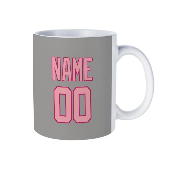 Maßgeschneidertes Grau Rosa Becher