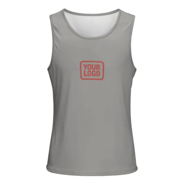 Maßgeschneidertes Grau Kupferrose Herren Tanktop